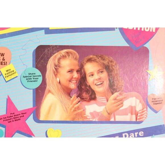 Girl Talk Board Game Vintage Classic Golden Some Writing on Pieces No Instruct - Picture 4 of 13